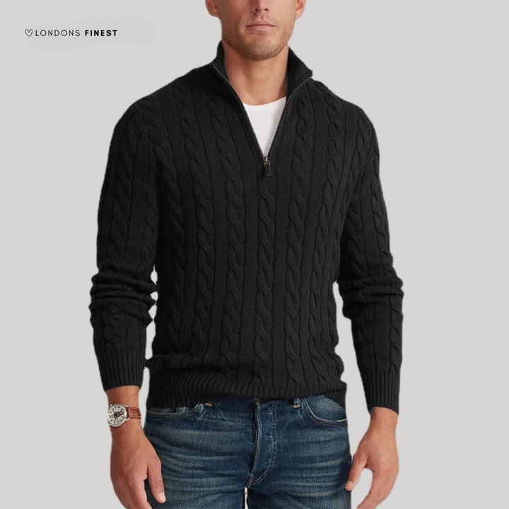 Jamie™ Stylish Half-zip Sweater