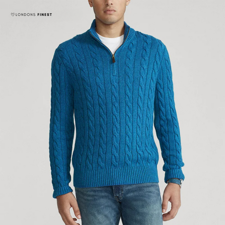 Jamie™ Stylish Half-zip Sweater