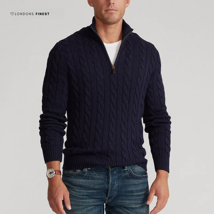 Jamie™ Stylish Half-zip Sweater