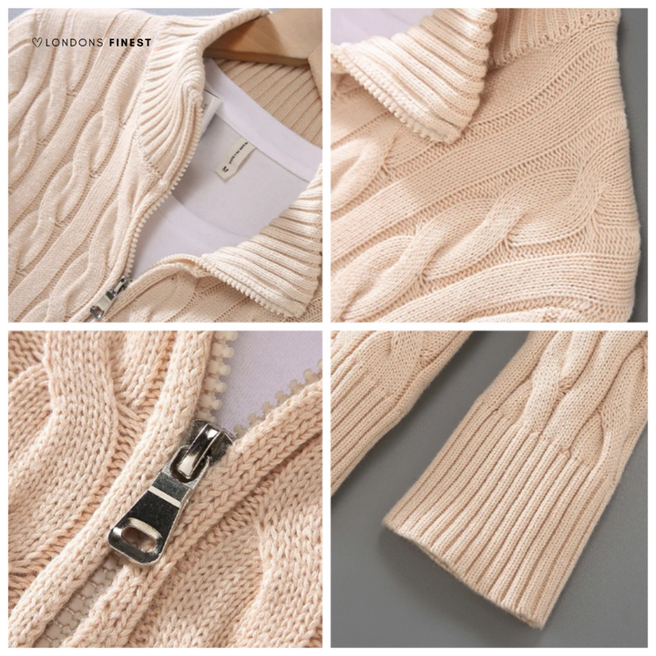 Jamie™ Stylish Half-zip Sweater