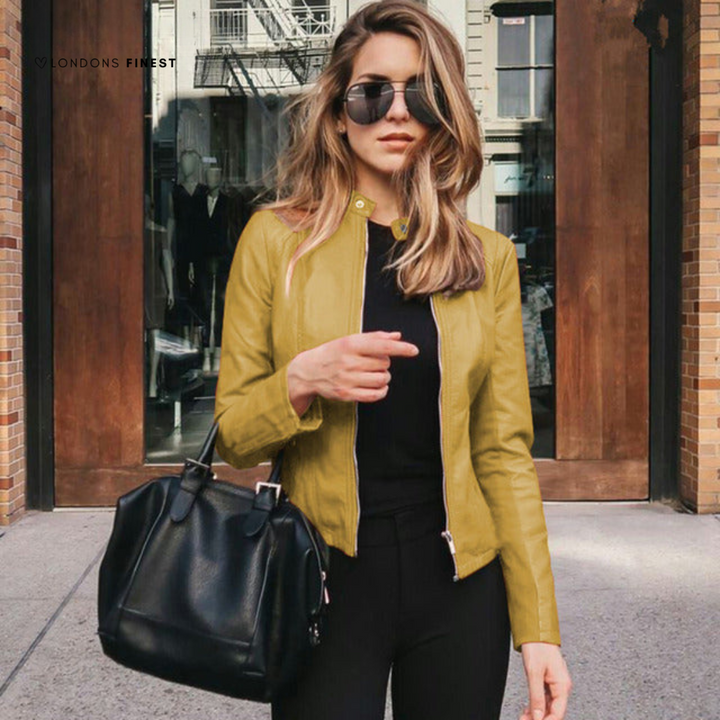 Skye™ Stylish Leather Jacket