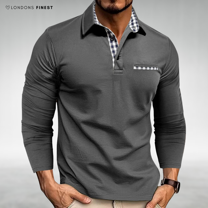 Adam™ Long-Sleeve Polo Shirt