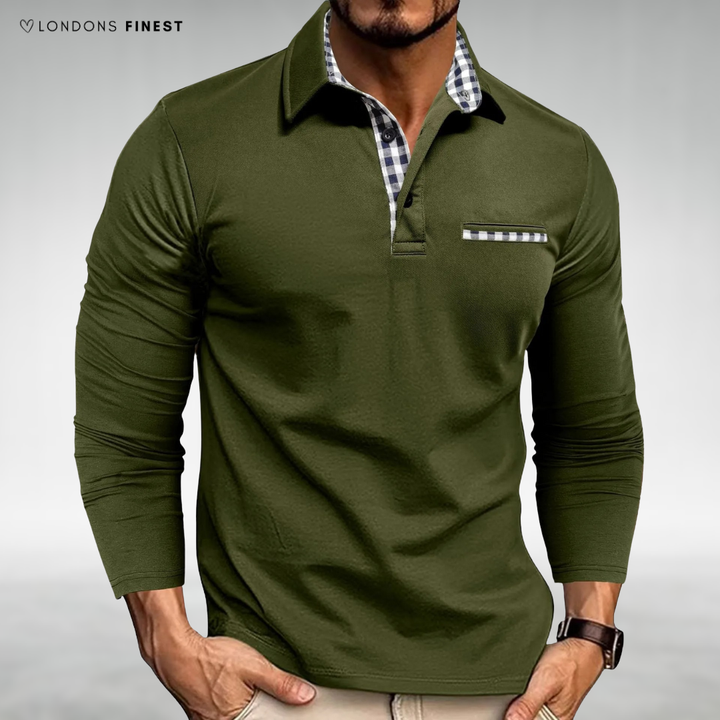 Adam™ Long-Sleeve Polo Shirt
