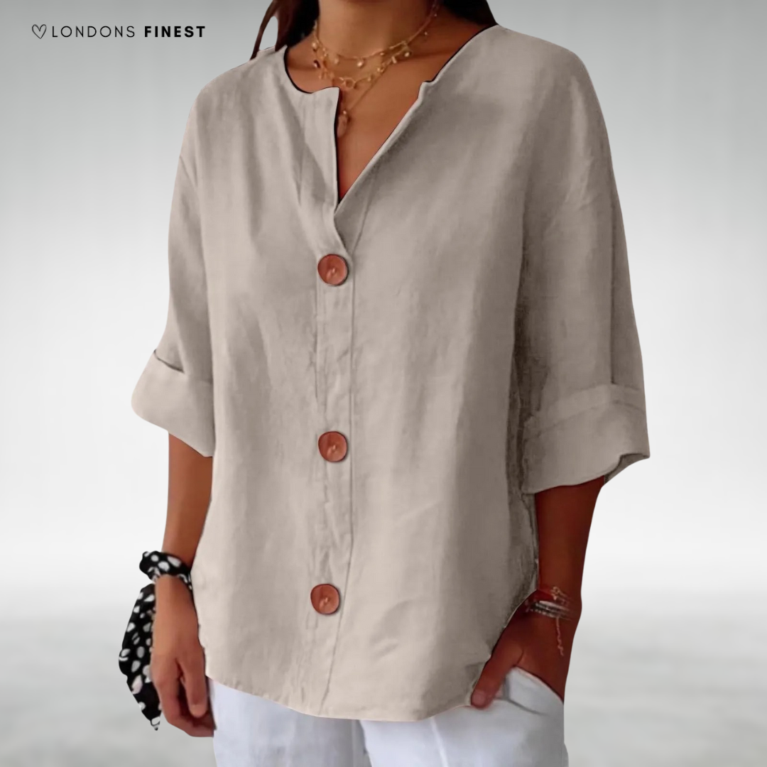 Ruby™ Relaxed Button-Up Shirt – London's Finest