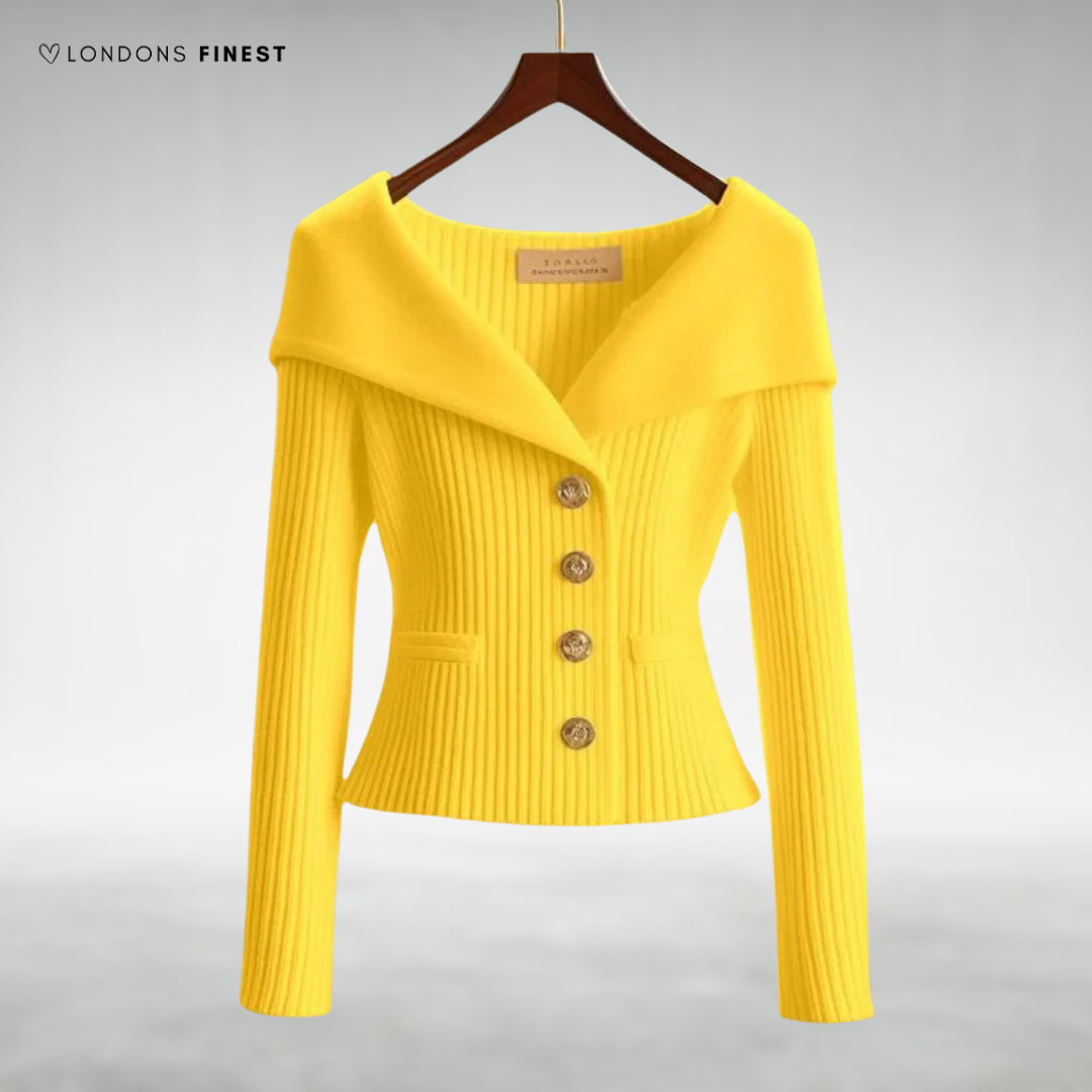 Vicki™ Elegant Button-Up Knit Cardigan