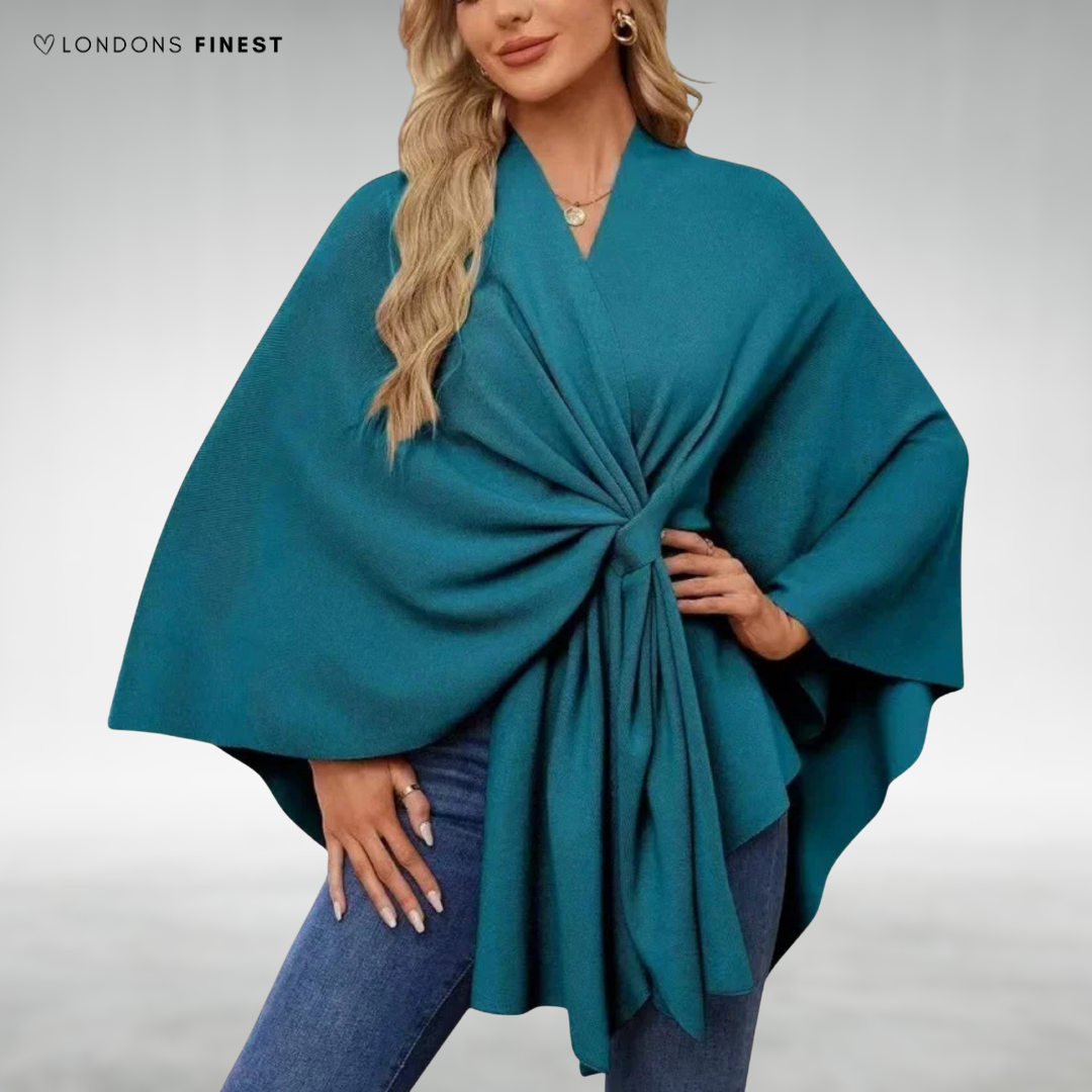 Claire™ Elegant Draped Cardigan