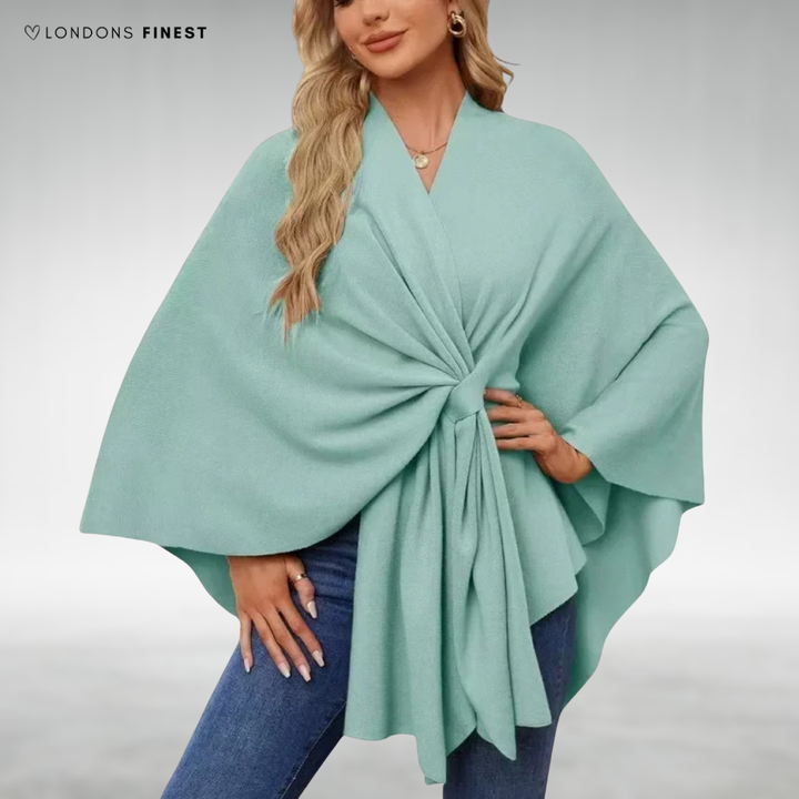 Claire™ Elegant Draped Cardigan