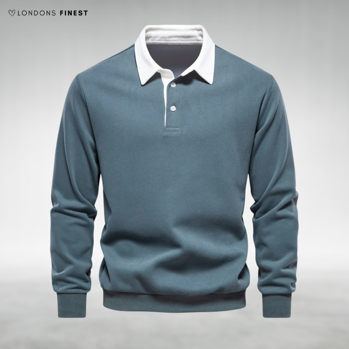 Nathan Classic Men's Long Sleeve Polo