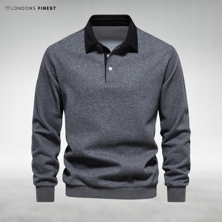 Nathan Classic Men's Long Sleeve Polo