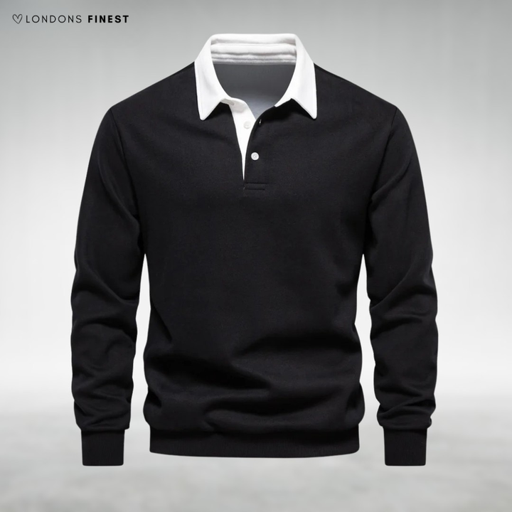 Nathan Classic Men's Long Sleeve Polo