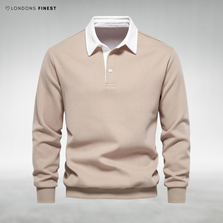 Nathan Classic Men's Long Sleeve Polo