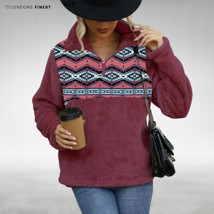 Gail™ Vintage Fleece Jumper