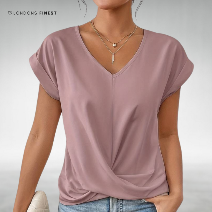 Salley™ Elegant V-Neck Shirt