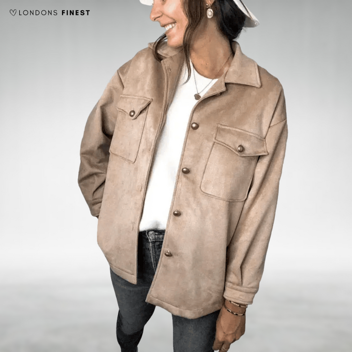 Alicia™ Elegant Button-Up Jacket