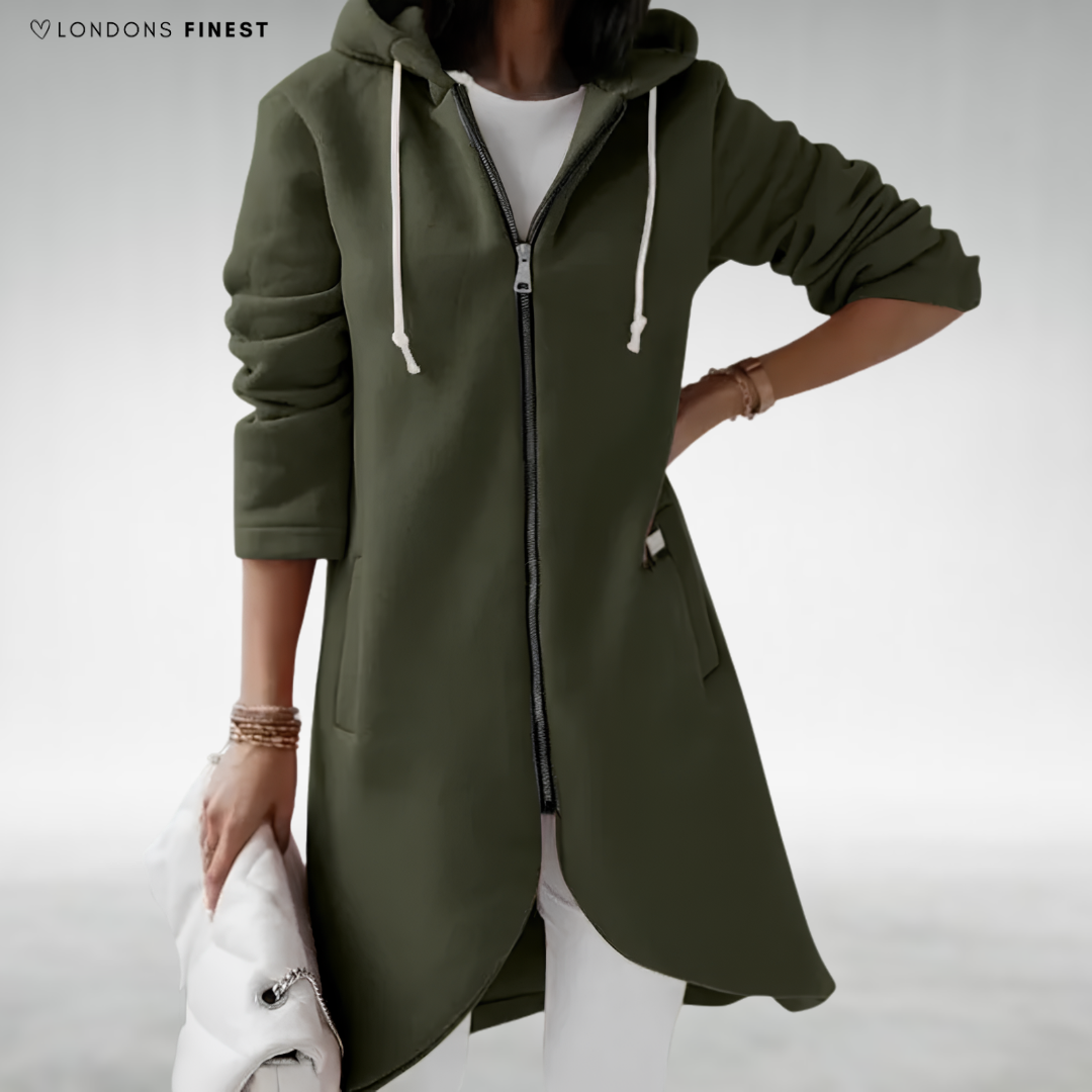 Angela Longline Hooded Jacket