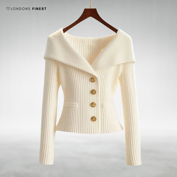 Vicki™ Elegant Button-Up Knit Cardigan