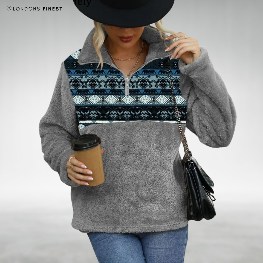 Gail™ Vintage Fleece Jumper