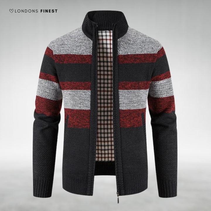 Kenton™ Men's Knitted Zip-Up Cardigan