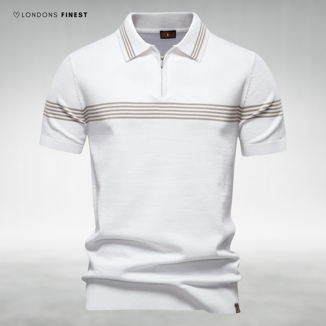 Mason™ Men's Retro Zip Polo Shirt