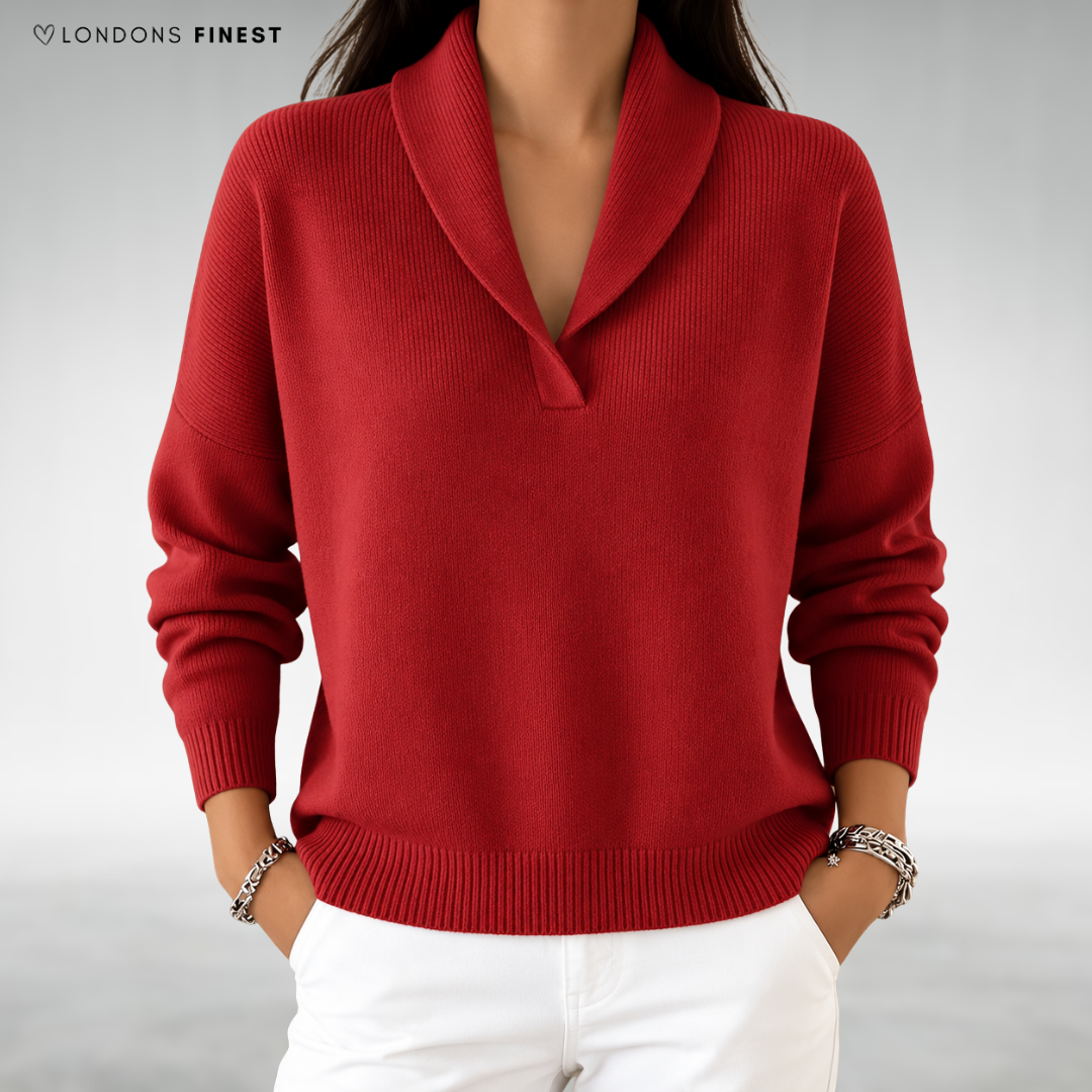 Anne Elegant Collared Jumper