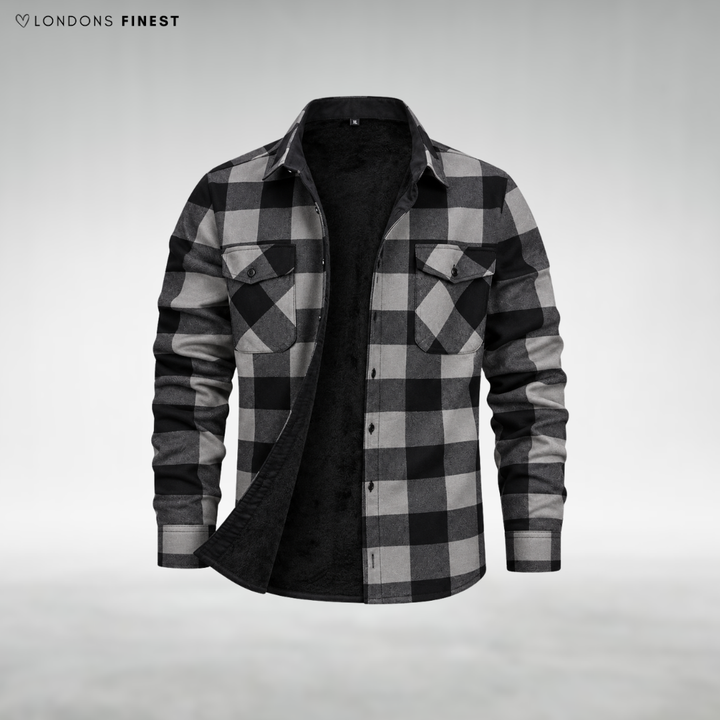 Lemuel Fleece-Lined Checked Shirt