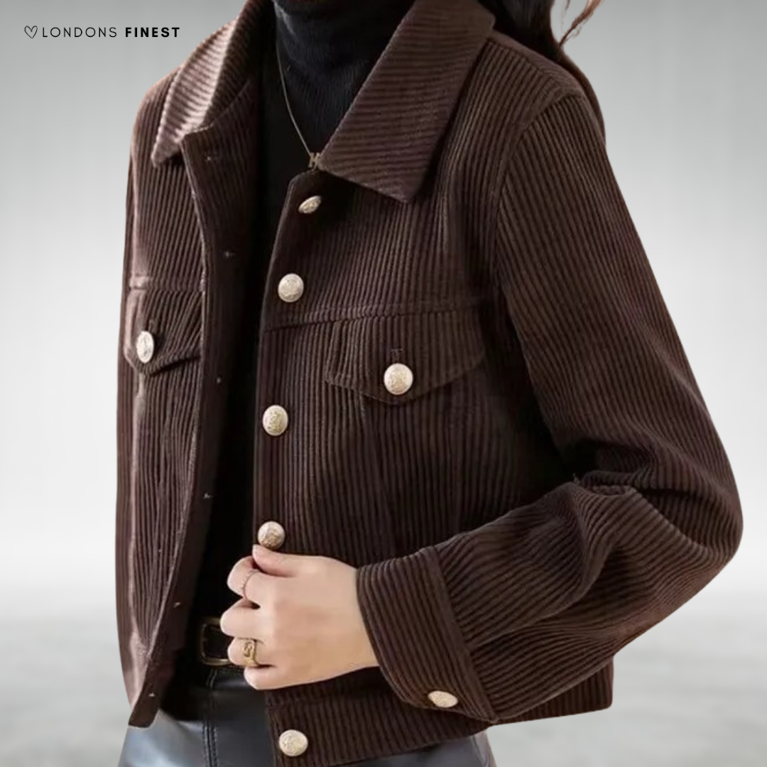 Evelyn™ Elegant Corduroy Jacket