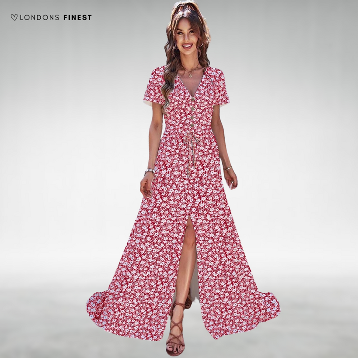 Arania™ Elegant Floral Maxi Dress