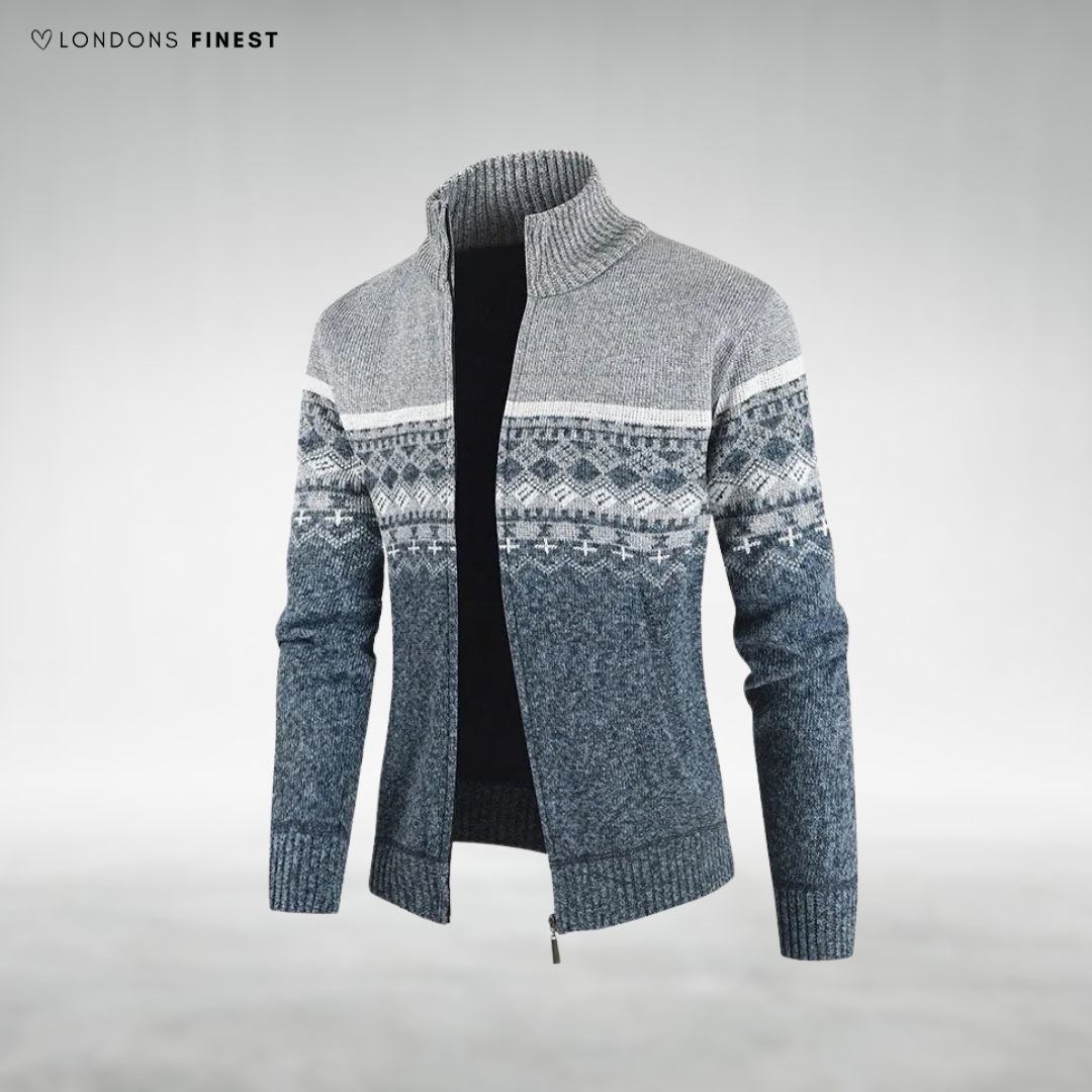 Jordan Nordic Zip-Up Cardigan