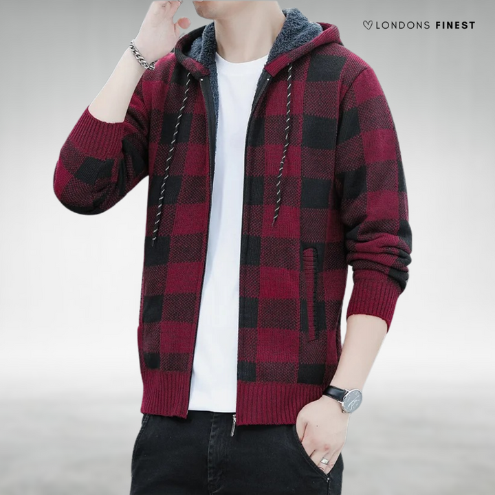 Caleb™ Men's Hooded Cardigan