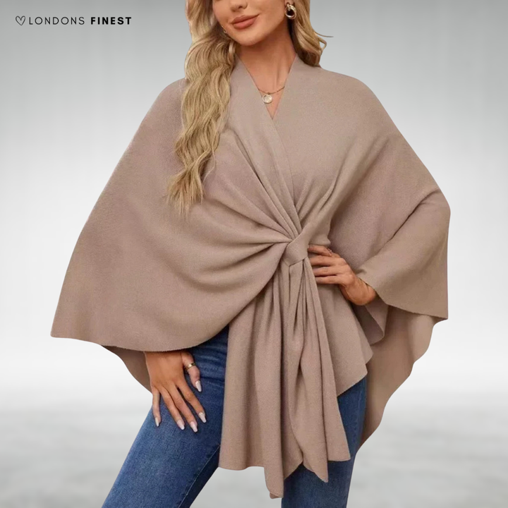 Claire™ Elegant Draped Cardigan