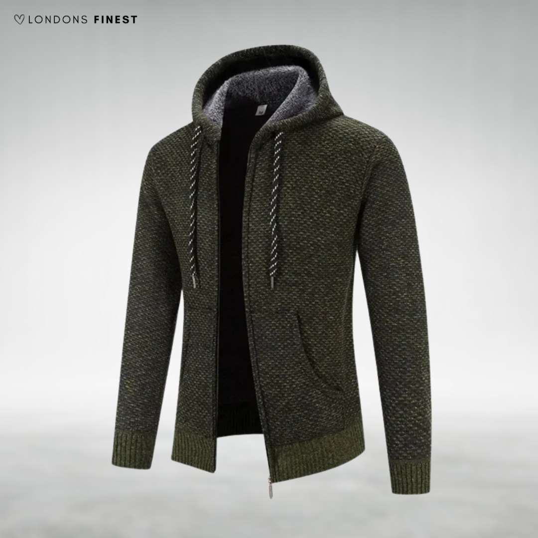 Harvey™ Men's Knitted Hooded Jacket