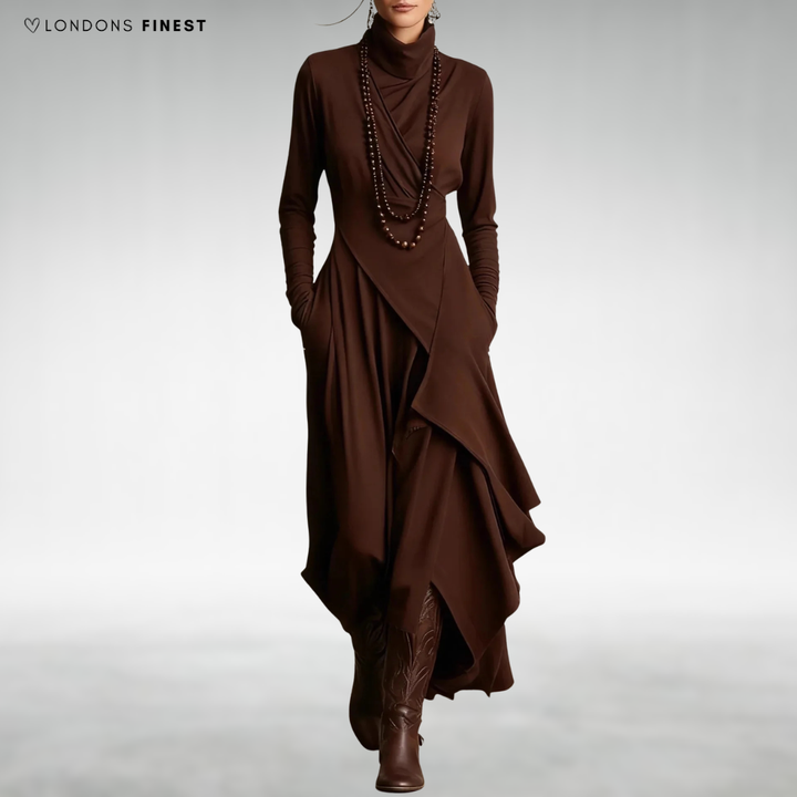 Charlotte Elegant Draped Dress