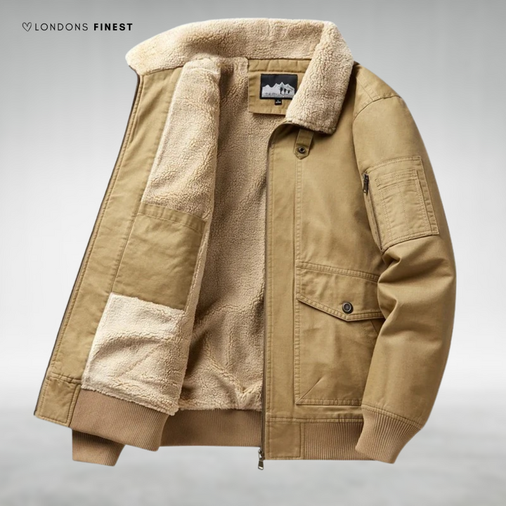 Perce™ Men's Fleece-Lined Winter Jacket