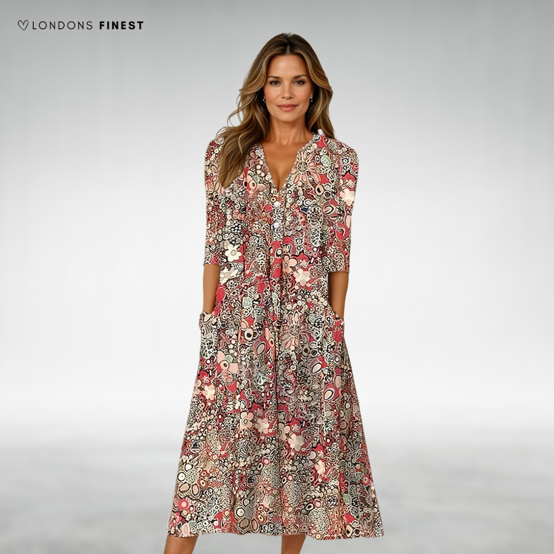 Diana™ Elegant Midi Dress
