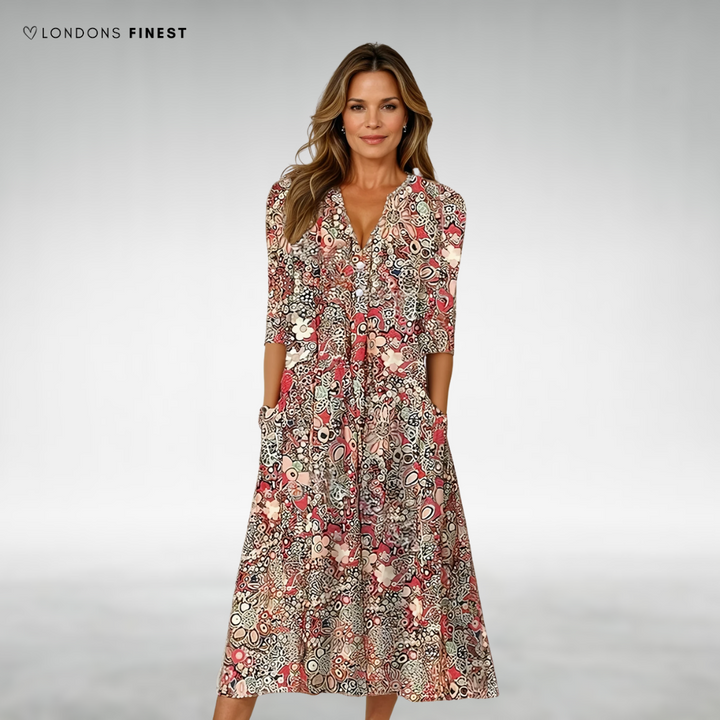 Diana™ Elegant Midi Dress