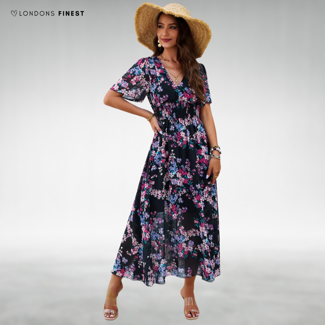 Sophie™ Elegant Floral Maxi Dress