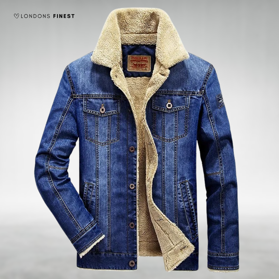Tomas™ Men's Wool-Lined Denim Jacket – London's Finest