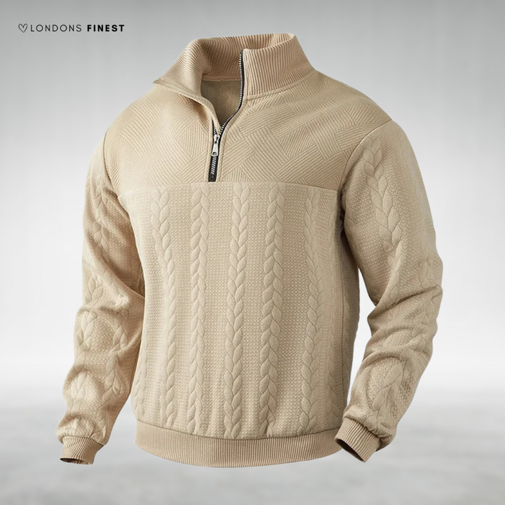 Wilbur™ Vintage Half-Zip Sweater