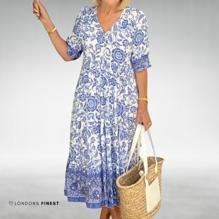 Helena™ V-Neck Women's Dress