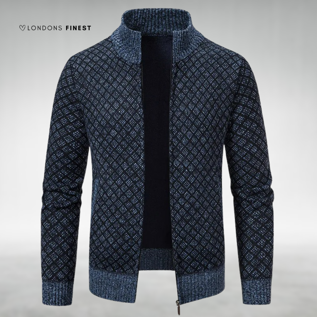 Ronald™ Men's Knitted Zip-Up Cardigan
