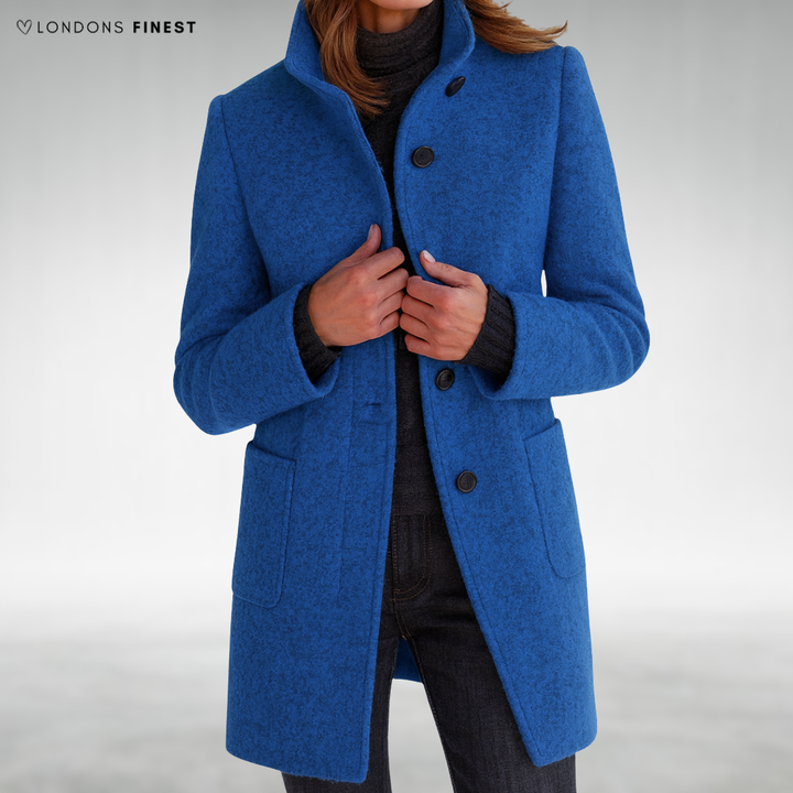 Michelle™ Stand Collar Wool Coat