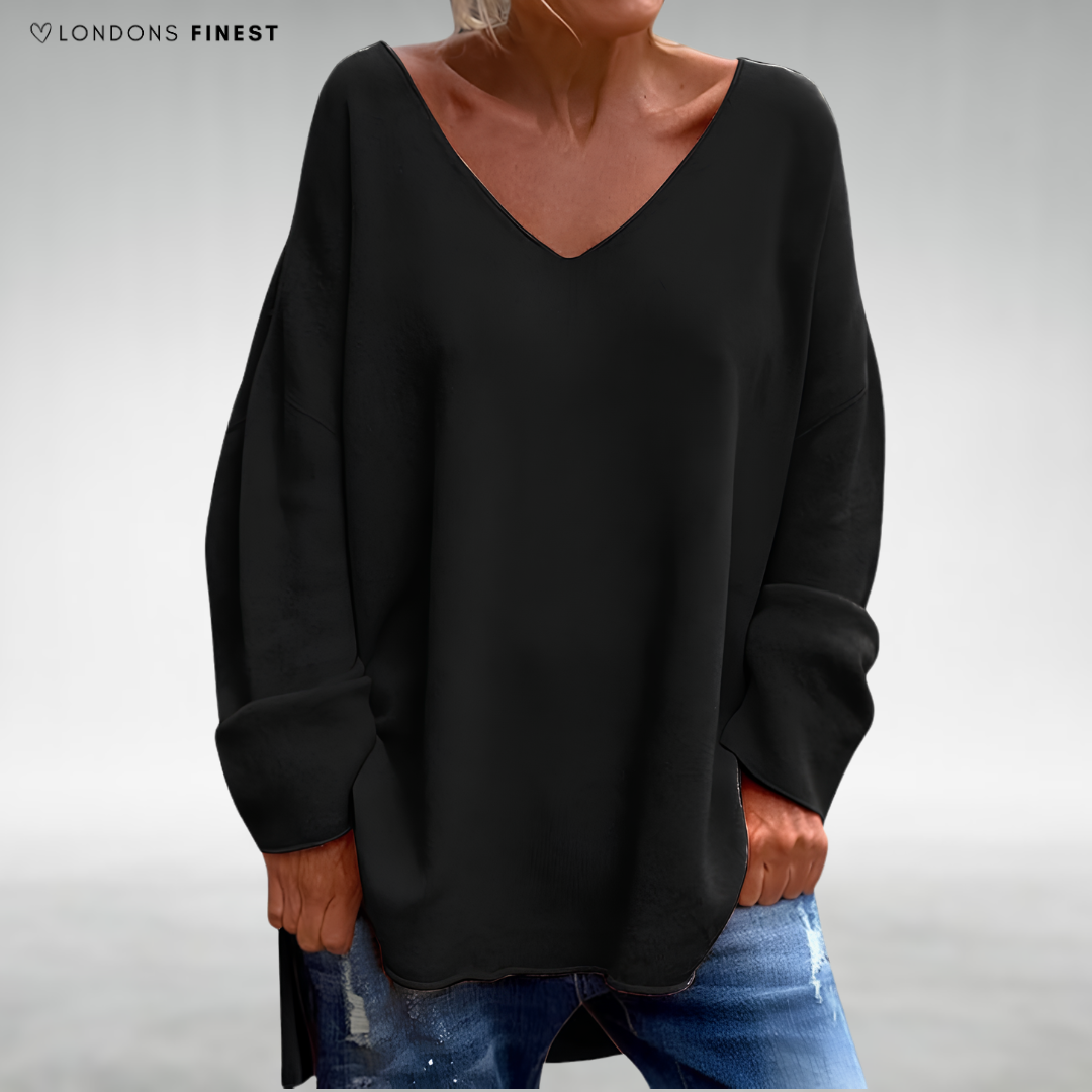 Bianca Relaxed V-Neck Top