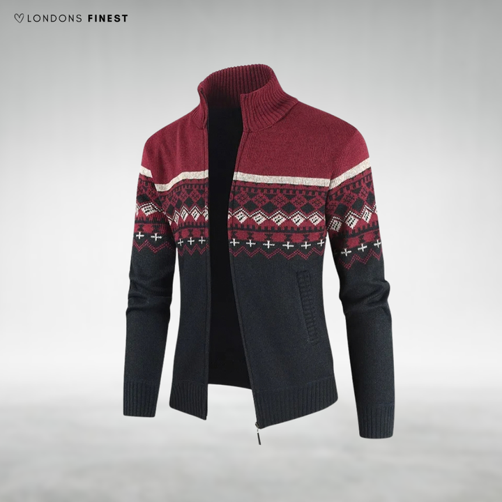 Jordan Nordic Zip-Up Cardigan