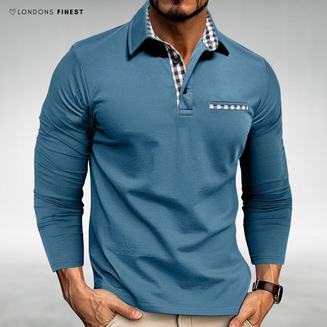 Edward Classic Long-Sleeve Polo Shirt