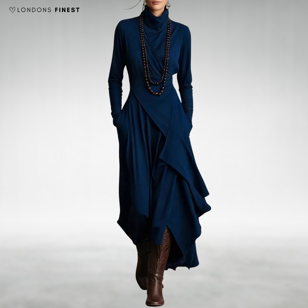 Charlotte Elegant Draped Dress
