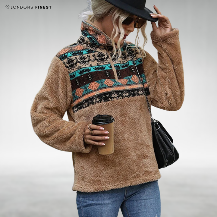 Gail™ Vintage Fleece Jumper