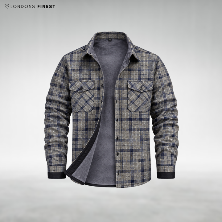 Lemuel Fleece-Lined Checked Shirt