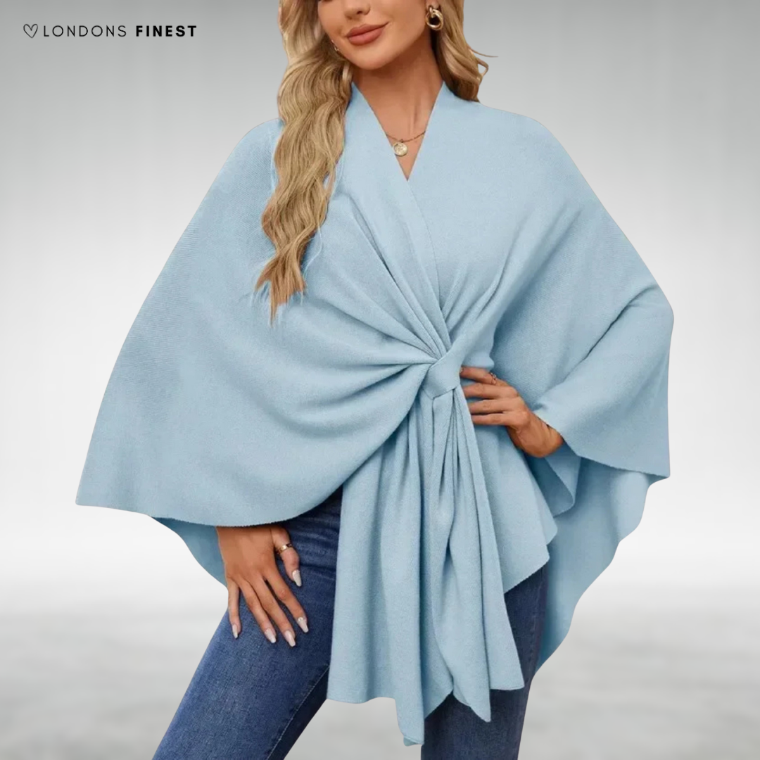 Claire™ Elegant Draped Cardigan