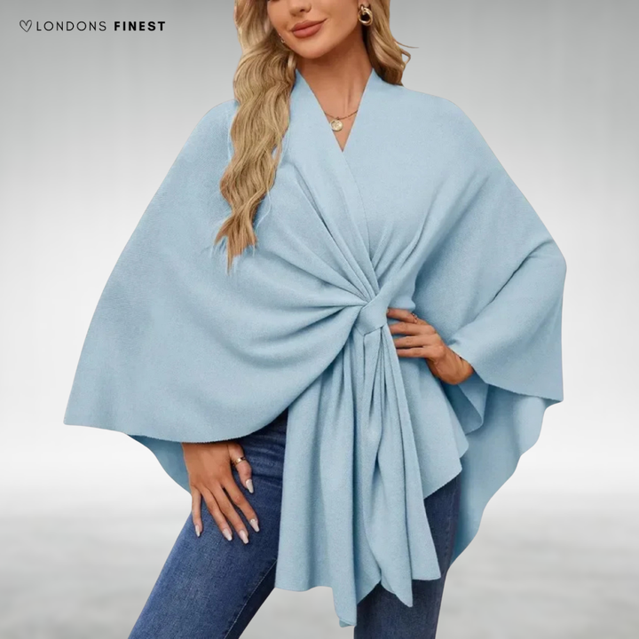 Claire™ Elegant Draped Cardigan