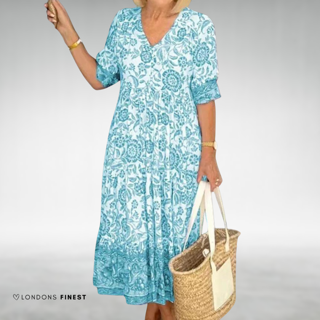Helena™ V-Neck Women's Dress